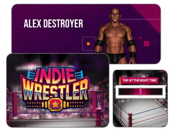 Indie Wrestler game artwork